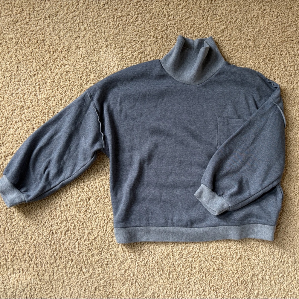 Like new Cherish Heather blue Mock Neck Top
